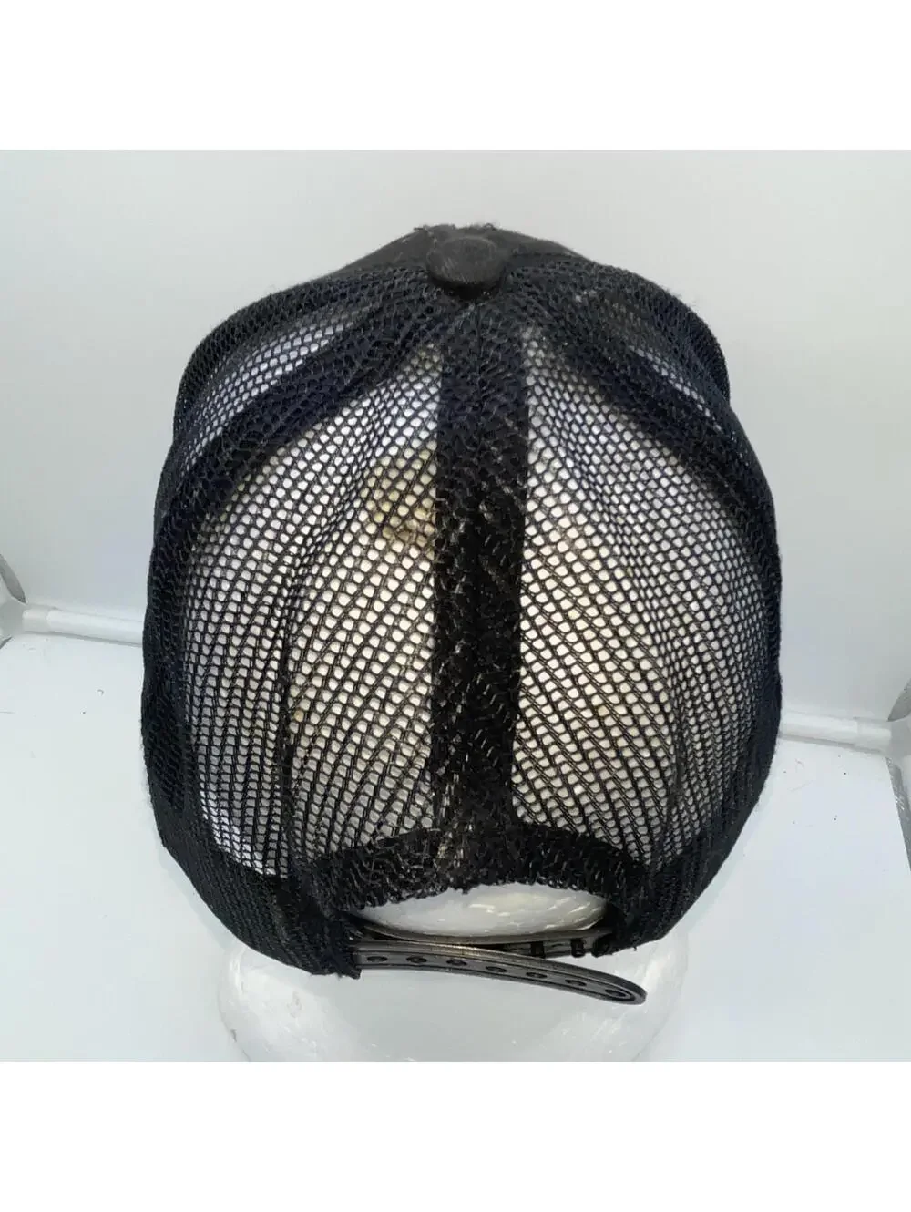 Sorry I’M HIGH Black Trucker Hat Cap Black Mesh SnapBack